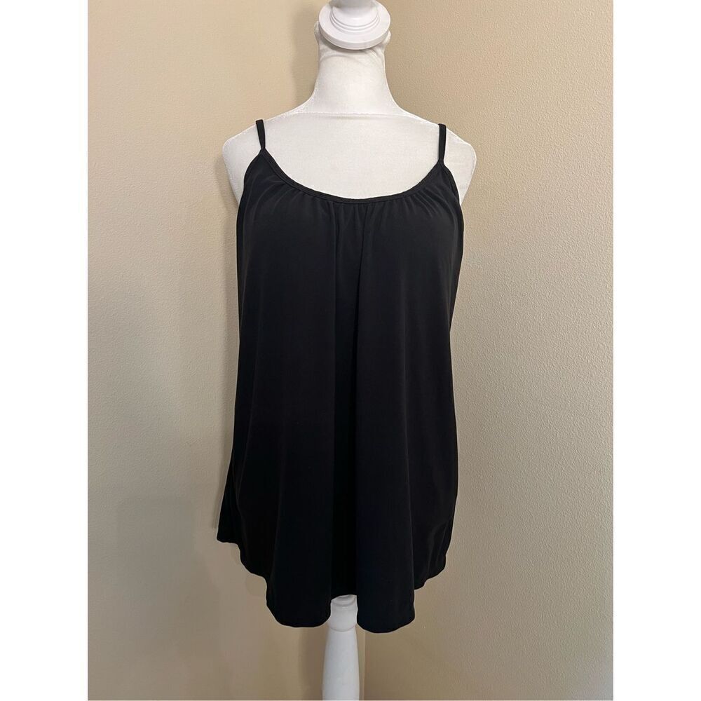 32 Degrees Cool Black Camisole With Built In Bra Medium